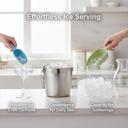 Plastic Scoops for Canisters, Plastic Scoop for Ice Cubes, Flour Scoops Dry Goods Coffee Beans & Cereals