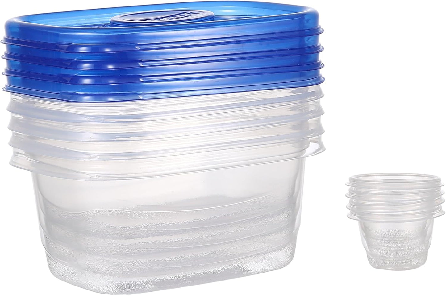 Glad GladWare Tall Entree Food Storage Containers with Lids, Large Square BPA Free Plastic for Meal Prep and Lunches, Lock Tight Seal, Microwave and Dishwasher Safe, 42 Oz, 3 Count