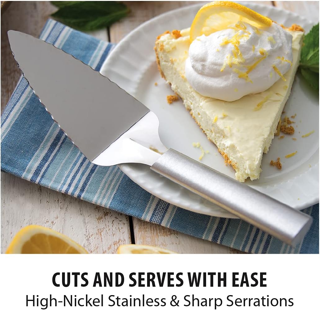 Rada Cutlery Serrated Pie Server (R120), Silver