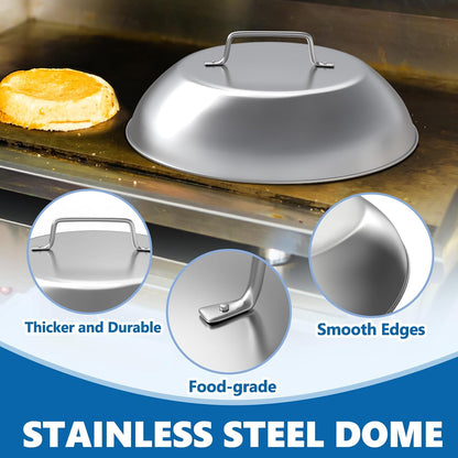 Square Cast Iron Burger Press Smash Griddle Cooking Weight for Blackstone