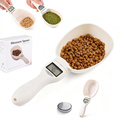 2026 New Digital Measuring Spoon, Electronic Food Scale with LCD Display, Adjustable Smart Spoon for Kitchen, Accurate Gram Ounce Scale for Home Cooks Bakers Chefs Pet Owners