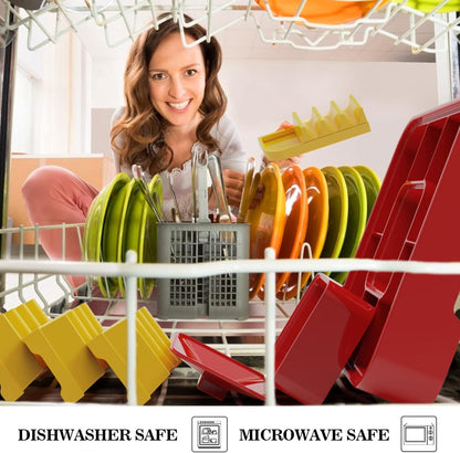 Taco Tuesday Kit-Taco Bar Serving Set for a Party with 4 personal Taco Holders,Taco Night for Burritos,Nachos,7 compartments,Perfect for Parties,Nacho Taco Night Fiesta Unique Couple&Housewarming Gift