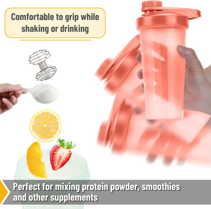 Mr. Pen- Shaker Bottles for Protein Mixes with Twist Cap, 28 oz