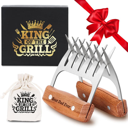 Stainless Steel Meat Shredder Claws, Best Dad Ever Gift