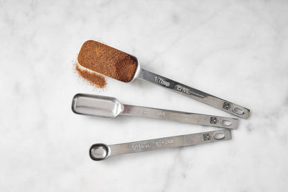 King Arthur Baking Company Spice Measuring Spoons, 18/8 Stainless Steel, 7-Piece Set, Precision Measures, For Baking And Cooking