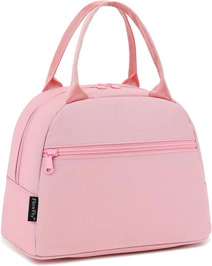 FlowFly Insulated Lunch Cooler Bag - Tote Bag Organizer for Women/Men, Black - Colors A