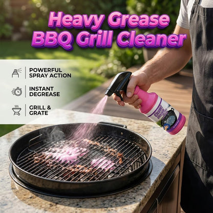 120ml Heavy Duty Grill Degreaser Spray, 2026 Upgrade BBQ Grill Cleaner, Multi-Surface Grease Remover for Outdoor Grill & Kitchen Oven, Stainless Steel Degreaser (1 PC)
