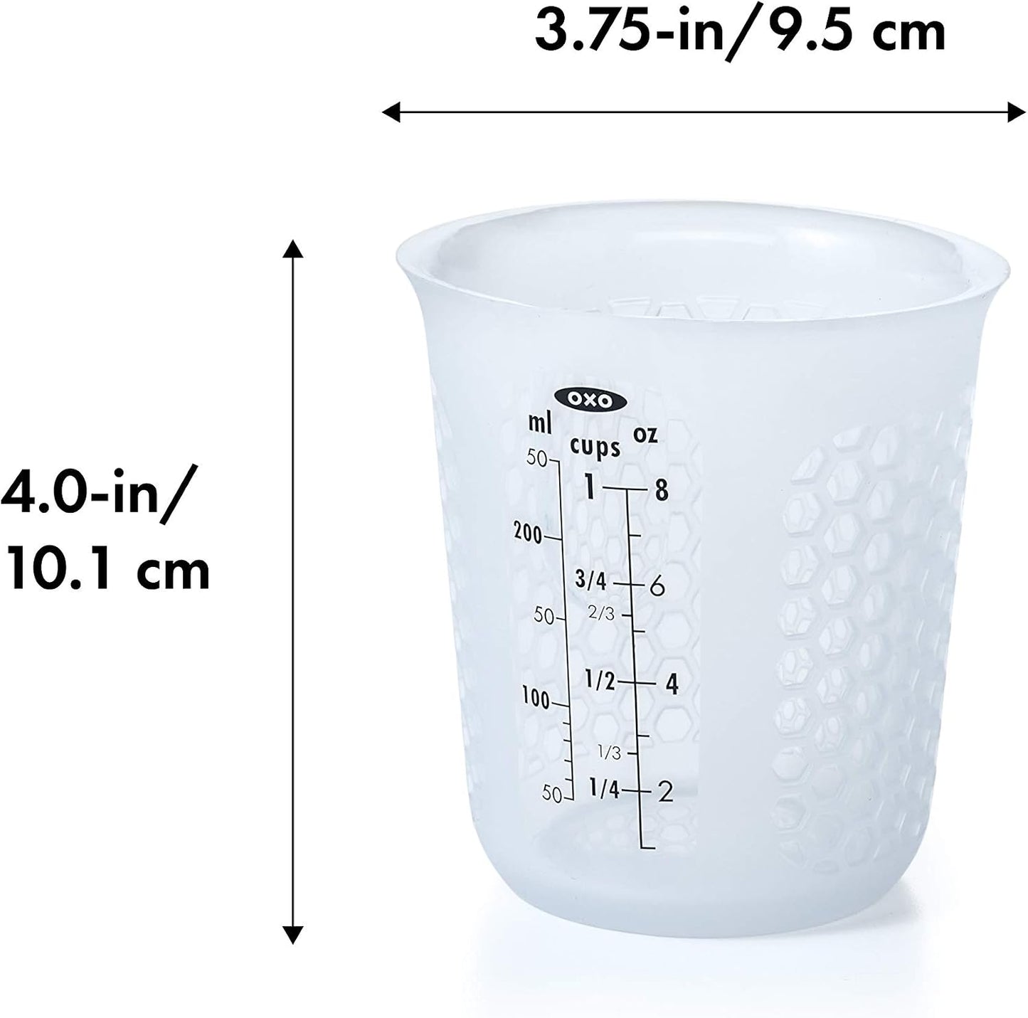 OXO Good Grips 3 Piece Squeeze & Pour Silicone Measuring Cup Set
