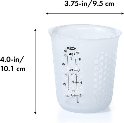 OXO Good Grips 3 Piece Squeeze & Pour Silicone Measuring Cup Set