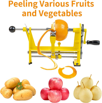 Orange Peeler Hand-cranked Apple peeler with powerful clamp base green