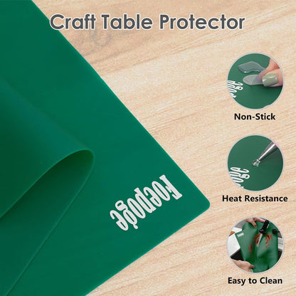 49.2" x 15.7" Large Silicone Mat for Kitchen Counter Protector, Cuttable Silicon Countertop Protector Mat Heat Resistant Mats for Countertop, Cut to Fit Placemat Ship Roll by Foepoge, Black