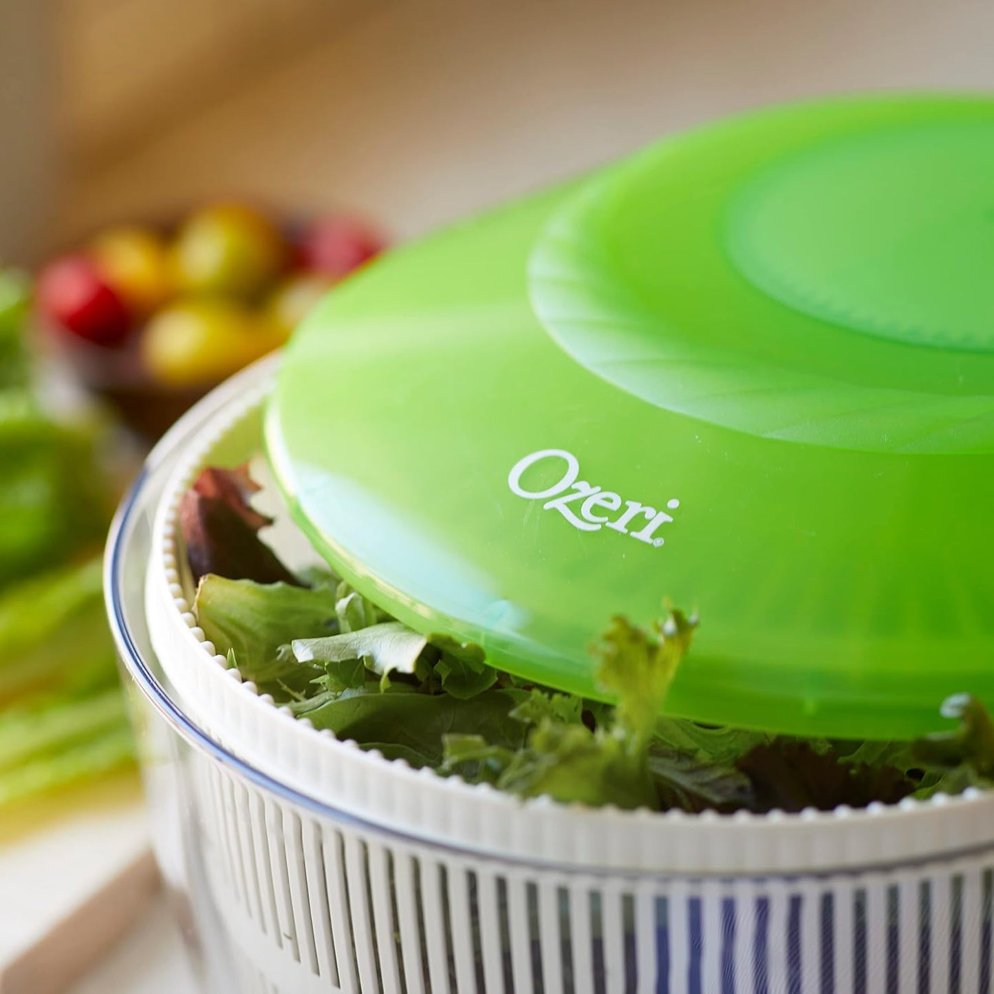 Ozeri Italian Made Fresca Salad Spinner and Serving Bowl, BPA-Free