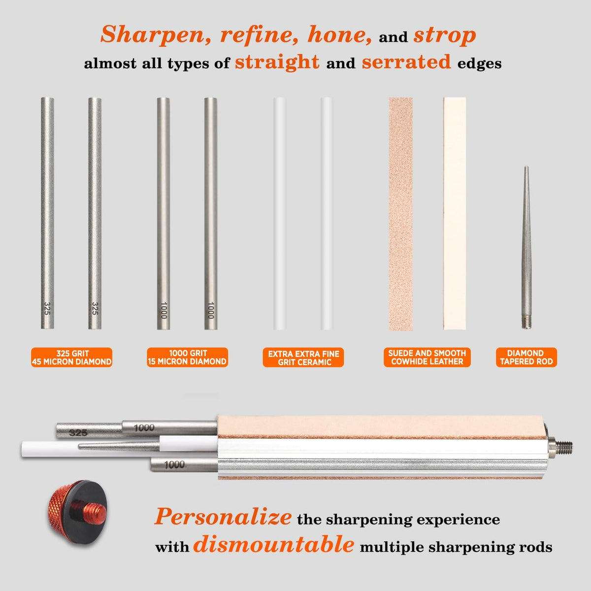 SHARPAL 210N TRANSFOROD 11-In-1 Adjustable Angle Knife Sharpener