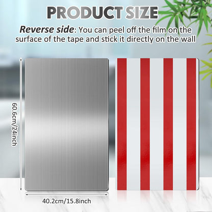 Gisafai 1 Pc 24 x 16 Inch Stainless Steel Backsplash Panel