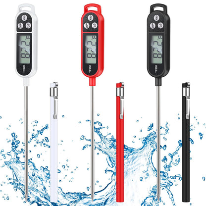 Copkim Food Thermometer Instant Read Probe BBQ,Red