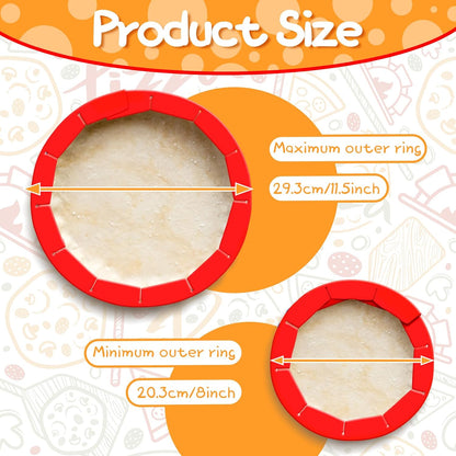 Adjustable Silicone Pie Crust Shield, Reusable for Baking