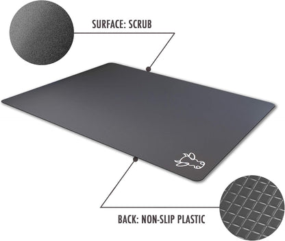 Fotouzy Plastic Cutting Boards with Food Icons, Set of 4, Flexible Cutting Mats with Hole, BPA-Free, Non-Slip and Dishwasher Safe, Modern Neutral Colors