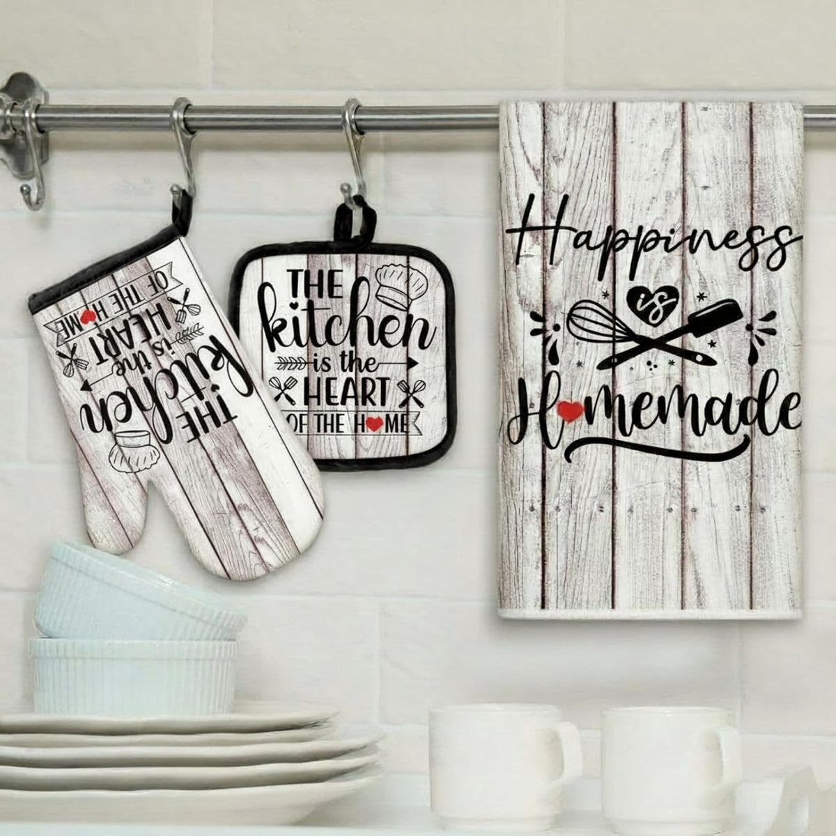 Sratte 6 Pcs Farmhouse Kitchen Decor Accessories Set