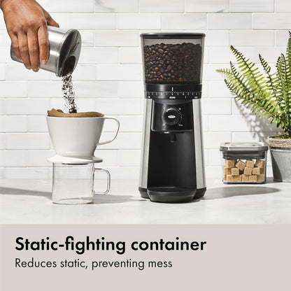 OXO Brew Conical Burr Electric Coffee Bean Grinder - 12 Oz, Matte Black