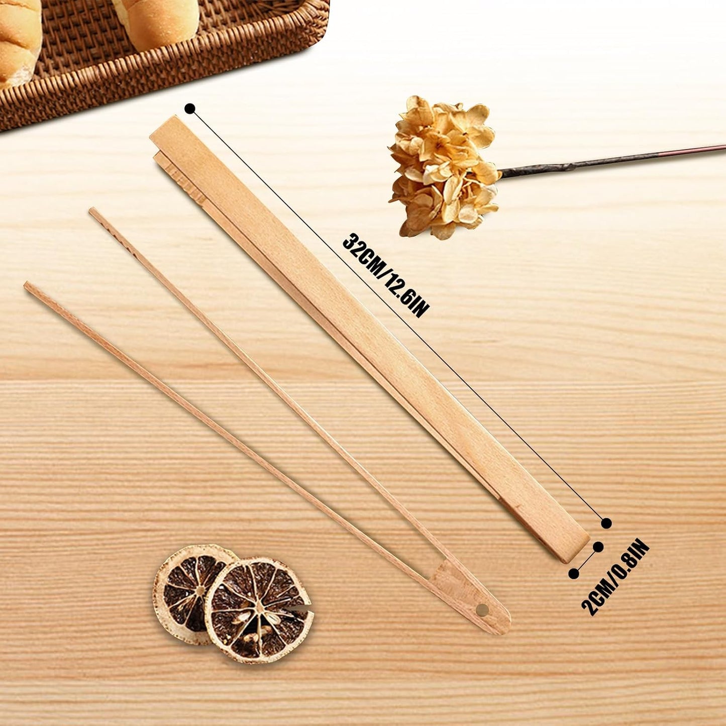 Charcuterie Boards Gift Set | Bamboo Cheese Board with Tongs and Spoons