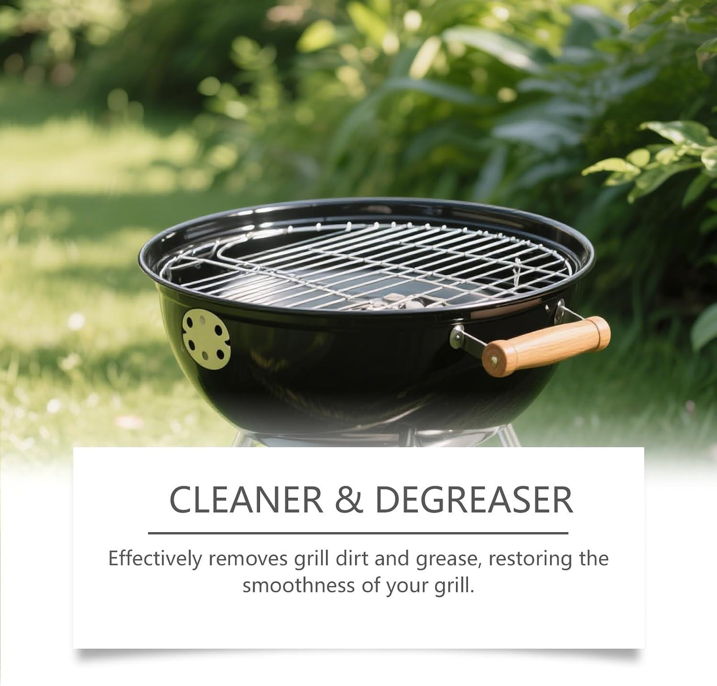Fast-Acting Heavy-Duty Grill Degreaser Spray, Grill and Smoker Cleaner and Degreaser, BBQ Grill Cleaner, Grill Cleaner for Outdoor Grills, Heavy Duty Degreaser Cleaner Spray (1 PC)
