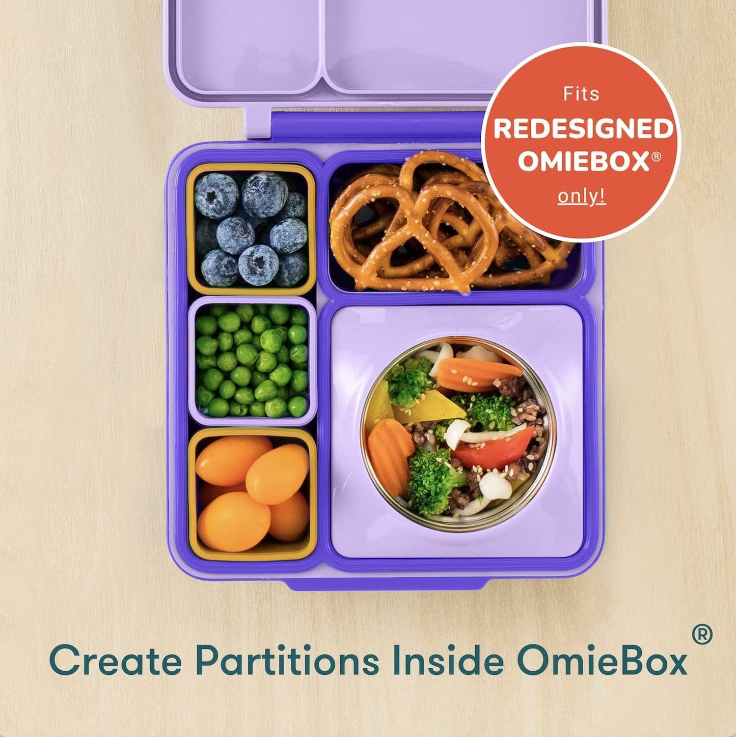 OmieBox (2 pack) Leakproof Dips Containers To Go, Salad Dressing Container, Condiment Container with Lids - Food Safe Silicone - 4 ounces (Blue/Lime)