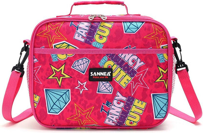 Lunch Bag for Kids Coole Lunch Box Tote for Women Girls Boys Children Student Insulated Bento Bag for School Work Picnic Outdoor Activities