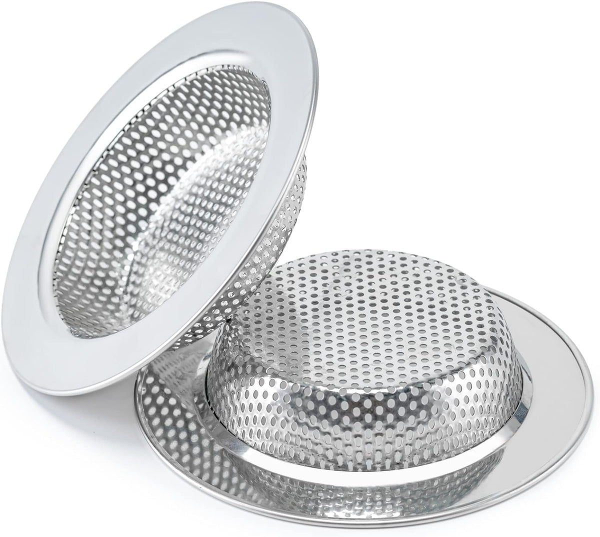 Sink Strainer Double-Layer Safe Design for Kitchen Sink Drain Basket
