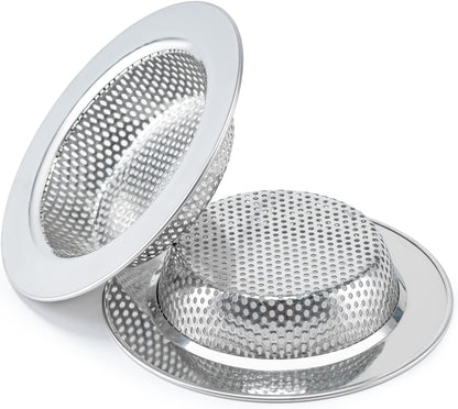 Sink Strainer Double-Layer Safe Design for Kitchen Sink Drain Basket