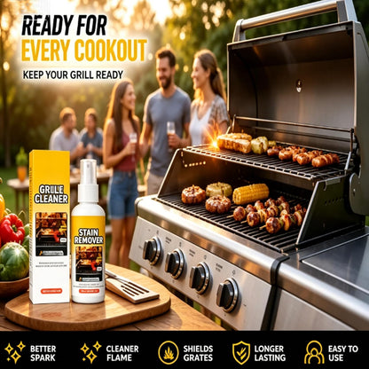 Apiastar Greasekiller Spray Grill Cleaner & Heavy Duty Degreaser Spray. Fast-Acting BBQ Grill Cleaning Spray for Outdoor Grease Removal. (2 Pcs)