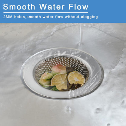 Sink Strainer Double-Layer Safe Design for Kitchen Sink Drain Basket