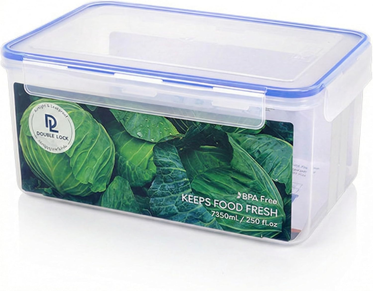 Tribello 115 oz Large Airtight Food Storage Containers with SnapTight Lids – Clear, Stackable, BPA-Free Meal Prep Containers for Kitchen, Freezer & Pantry – 2-Pack