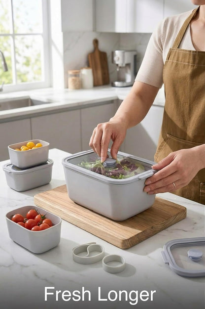 Glass Food Storage & Meal Prep Container Set of 4 with Airtight Glass Lids, Leakproof, 3 Free Straps, Oven, Microwave Safe, BPA & Plastic-Free