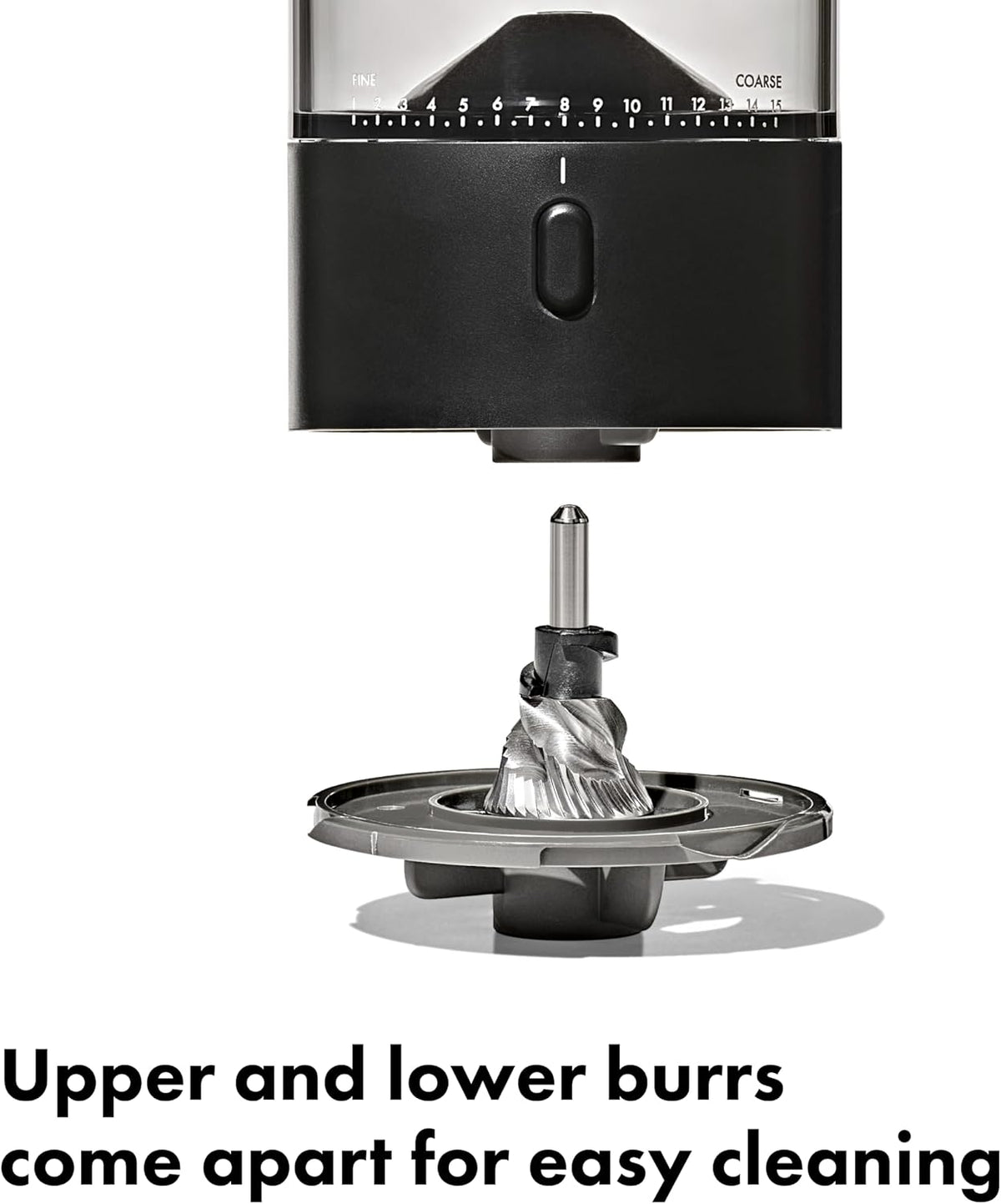 OXO Brew Compact Conical Burr Electric Coffee Bean Grinder - 50g Capacity