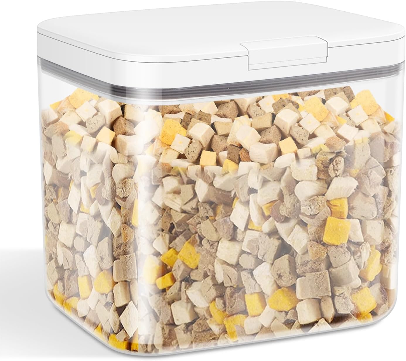TBMax Dog Cat Food Storage Container 12Lbs with Airtight Flip-up Lid, Large Pet Food Dog Treat Container with Scoop, Airtight Food Storage Bin for Kitchen Organization