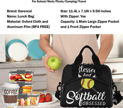 Colorful Leopard Insulated Lunch Bag Rainbow Animals Skin Print Reusable Cooler Lunch Tote Box with Shoulder Strap for Work Picnic School Beach