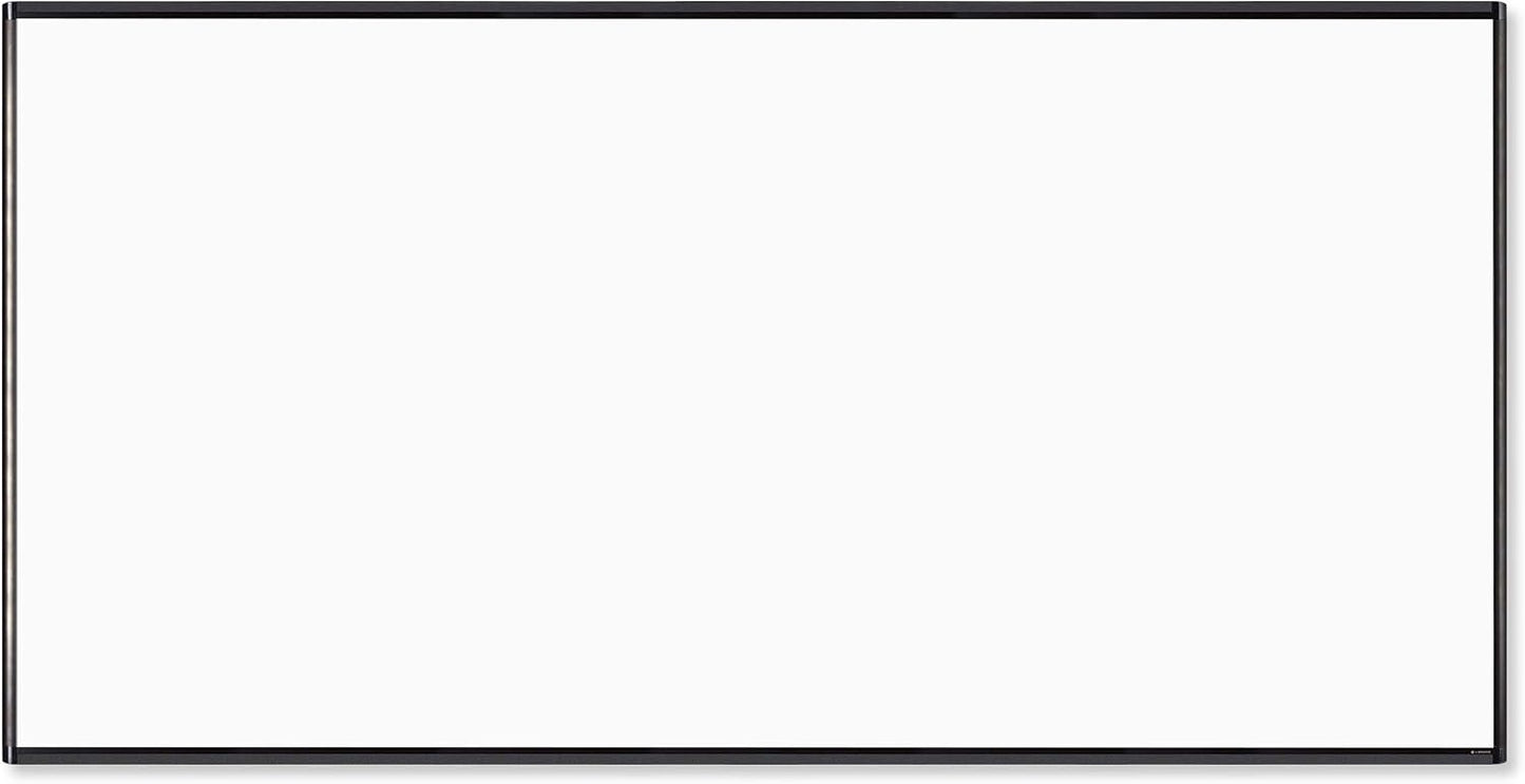 U Brands Framed Magnetic Weekly Calendar Dry Erase White Board, Office Supplies, Black Frame, with Marker, Magnet, 11” x 18”