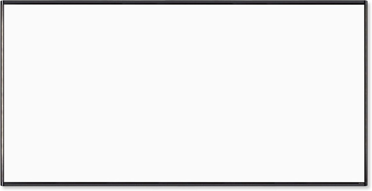 U Brands Framed Magnetic Weekly Calendar Dry Erase White Board, Office Supplies, Black Frame, with Marker, Magnet, 11” x 18”