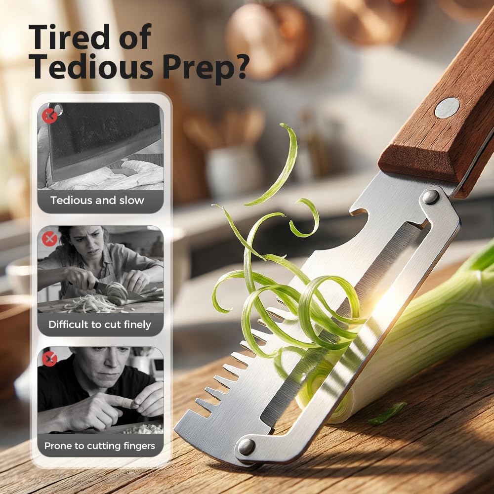 Premium Vegetable Peeler with Wooden Handle and Bottle Opener, Multi-Functional Vegetable Peeler for Kitchen, Kitchen Gadgets Tool for Fruit Pumpkin Peeling Potato Carrot Veggie Peeler (2)