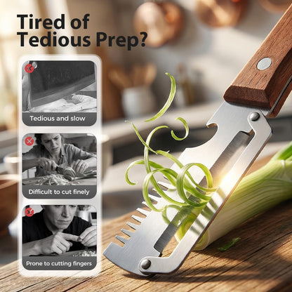 Premium Vegetable Peeler with Wooden Handle and Bottle Opener, Multi-Functional Vegetable Peeler for Kitchen, Kitchen Gadgets Tool for Fruit Pumpkin Peeling Potato Carrot Veggie Peeler (2)
