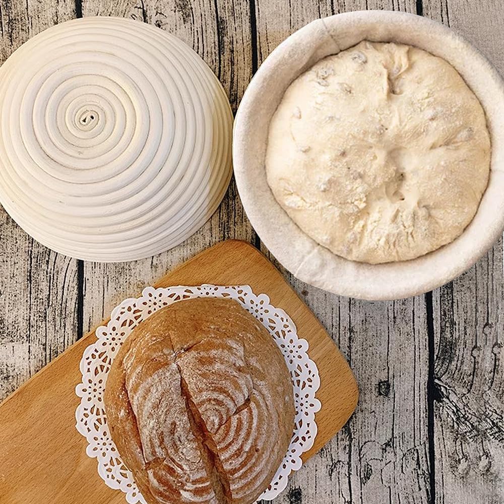 Banneton Bread Proofing Basket 2 Pack 10 In Oval Sourdough Proofing Basket