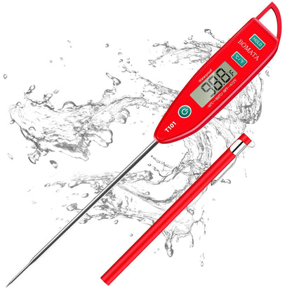 BOMATA Waterproof IPX7 Meat Thermometer, Food Thermometer