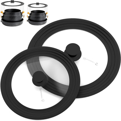 Universal Lid for Pots, Pans & Skillets, 7.5-11.5" Cookware
