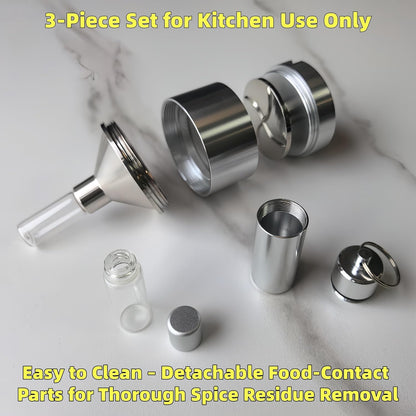 Spice Grinder【Silver】For Kitchen Use Only