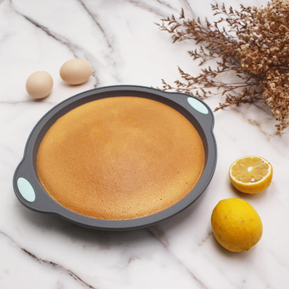 To encounter 2Pack Silicone Muffin Pan with Metal Frame, 12 Cup Regular Size Cupcake Pan, Non-Stick Baking Tray, Food Grade Baking Molds for Oven, Dishwasher Safe