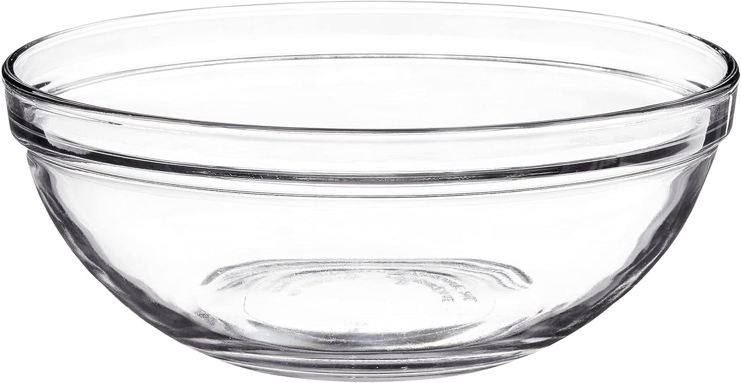 Anchor Hocking 10 Piece Mixing Bowl Set, Nesting Serving Bowls & Mixing Bowls (1 oz, 2 oz, 4 oz, 6 oz, 10 oz, 16 oz, 1 Qt, 1.5 Qt, 2.5 Qt, 3.5 Qt)