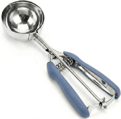 Ice Cream Scoop, 18/8 Stainless Steel Cookie Scoop, Cookie Scoops for Baking, 2 Tbsp/ 30 ml/ 1 oz Cookie Dough Scoop, Ice Cream Scooper with Trigger Release, Cookie Scooper for Baking