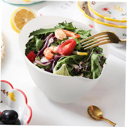 HEALLILY 1pc Quality Material Mixing Bowl Egg Mixing Holder Bowl Lid Kitchen Supply for Baking