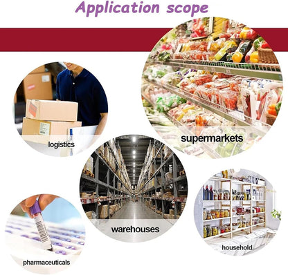 Removable Freezer Labels, 1 X 1.6in Food Date Stickers for Food Containers 1000pcs Refrigerator Food Storage Labels Kitchen Freezer Tape to Write On No-Residue Easy Peel Off