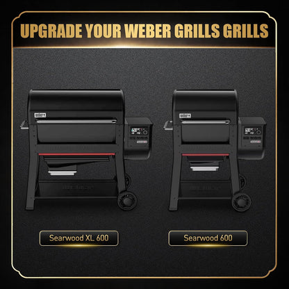 QuliMetal Folding Front Shelf for Traeger Pro 34, Texas Elite 34, Century 885 and Eastwood 34, 37" x 12" Heavy-Duty Grill Prep Table with Cutting Board, Stainless Steel Basin, Lid and 5 Hooks
